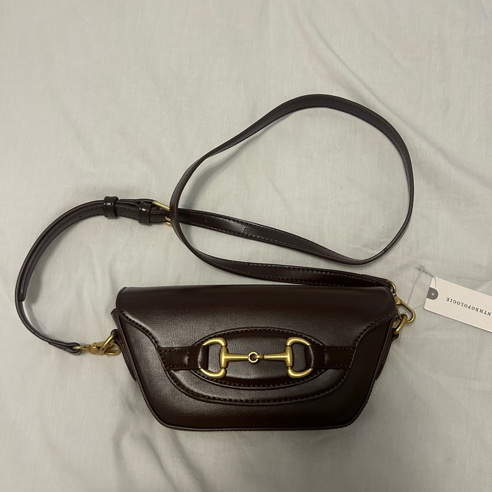 anthropology mini horsebit structured bag
